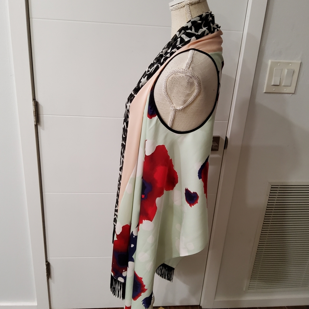 Diane Von Furstenberg Silk Blend Cover-Up Vest